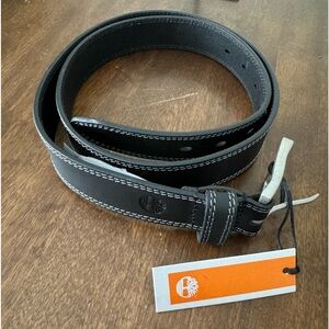 NWT! Timberland Leather Belt, sz L